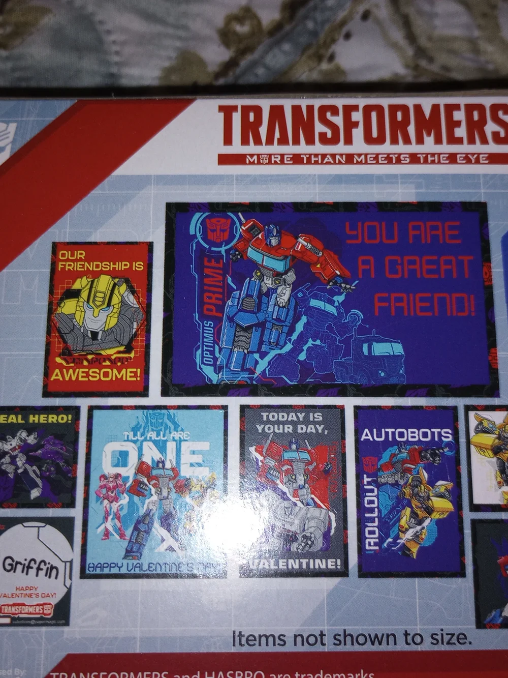 Kids Valentines Transformers 3 Packs new